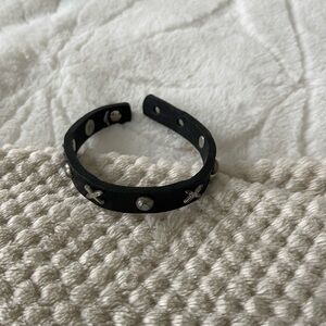 Funky black bracelet